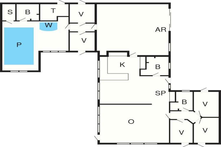 Five-Bedroom Holiday home in Løkken 3 Eksteriør billede
